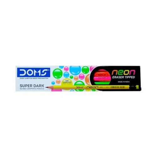 Doms Neon Rubber Tip Pencil