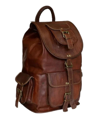 Leather School Bag