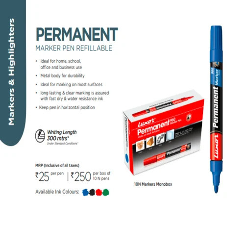Luxor Permanent Marker Pen Refillable