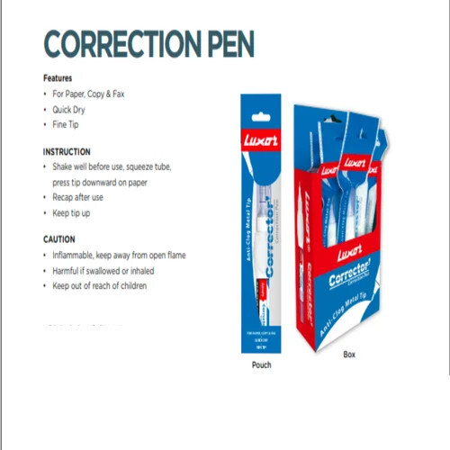 Luxor Whitener Correction Pen