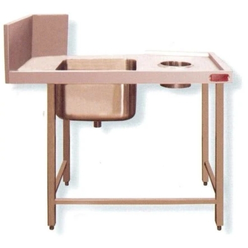 Table with chute