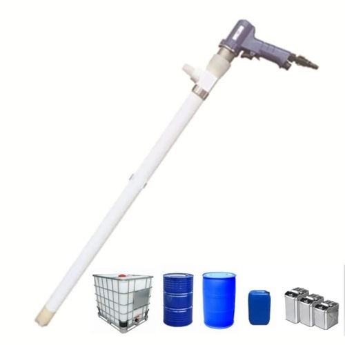 Explosion-Proof Pneumatic PVDF Barrel Hand Pump for Diesel Gasoline Corrosive Chemicals Handling