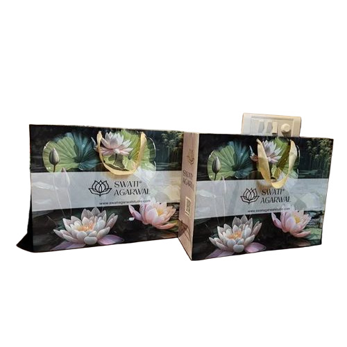 Floral Printed Paper Bag