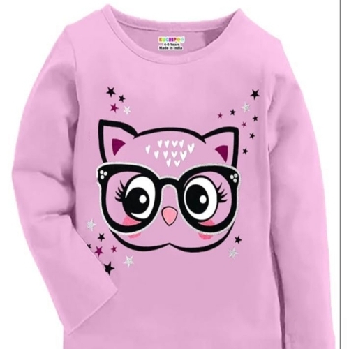 Girls Printed T Shirt