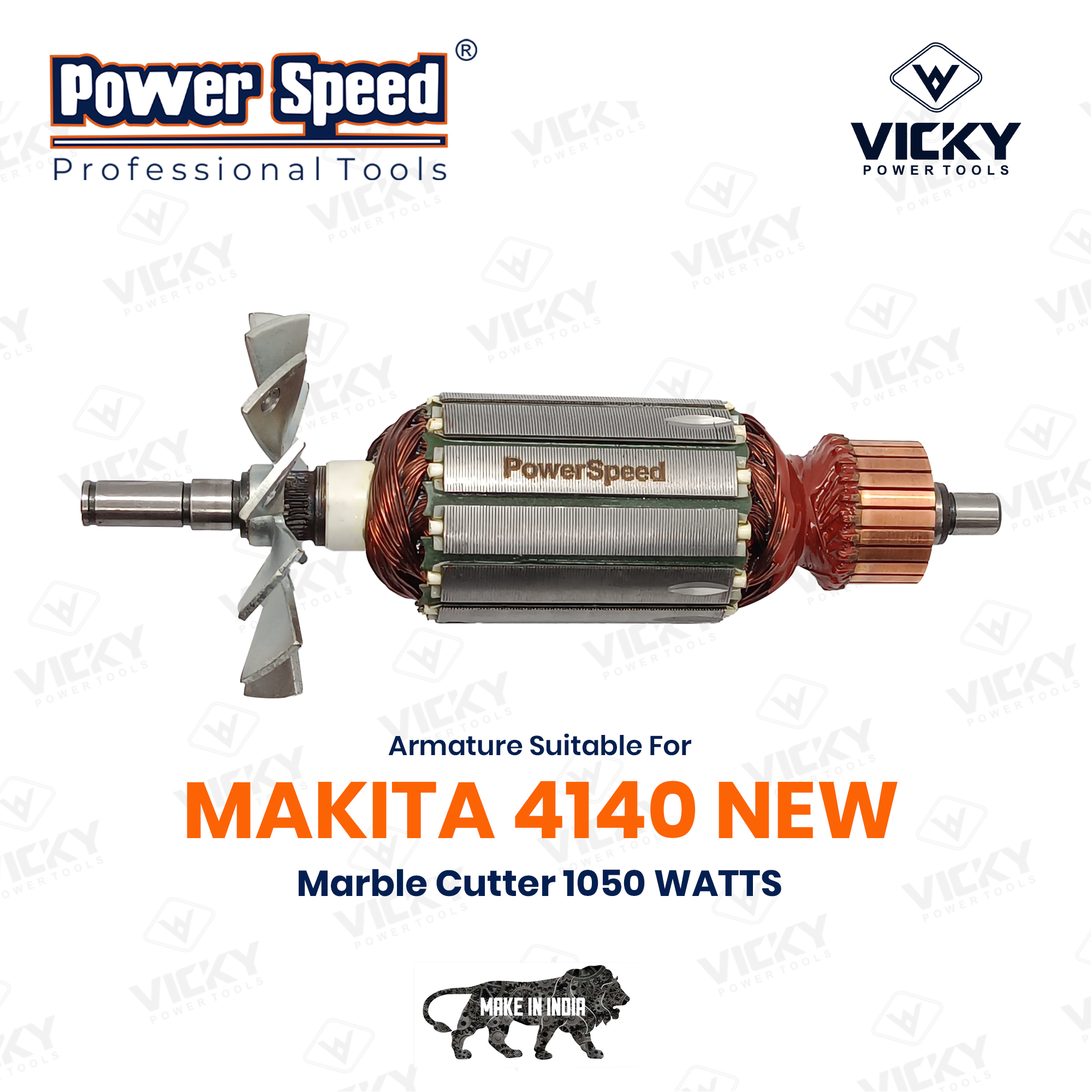 PowerSpeed Armature For 4140 NEW Makita Marble Cutter