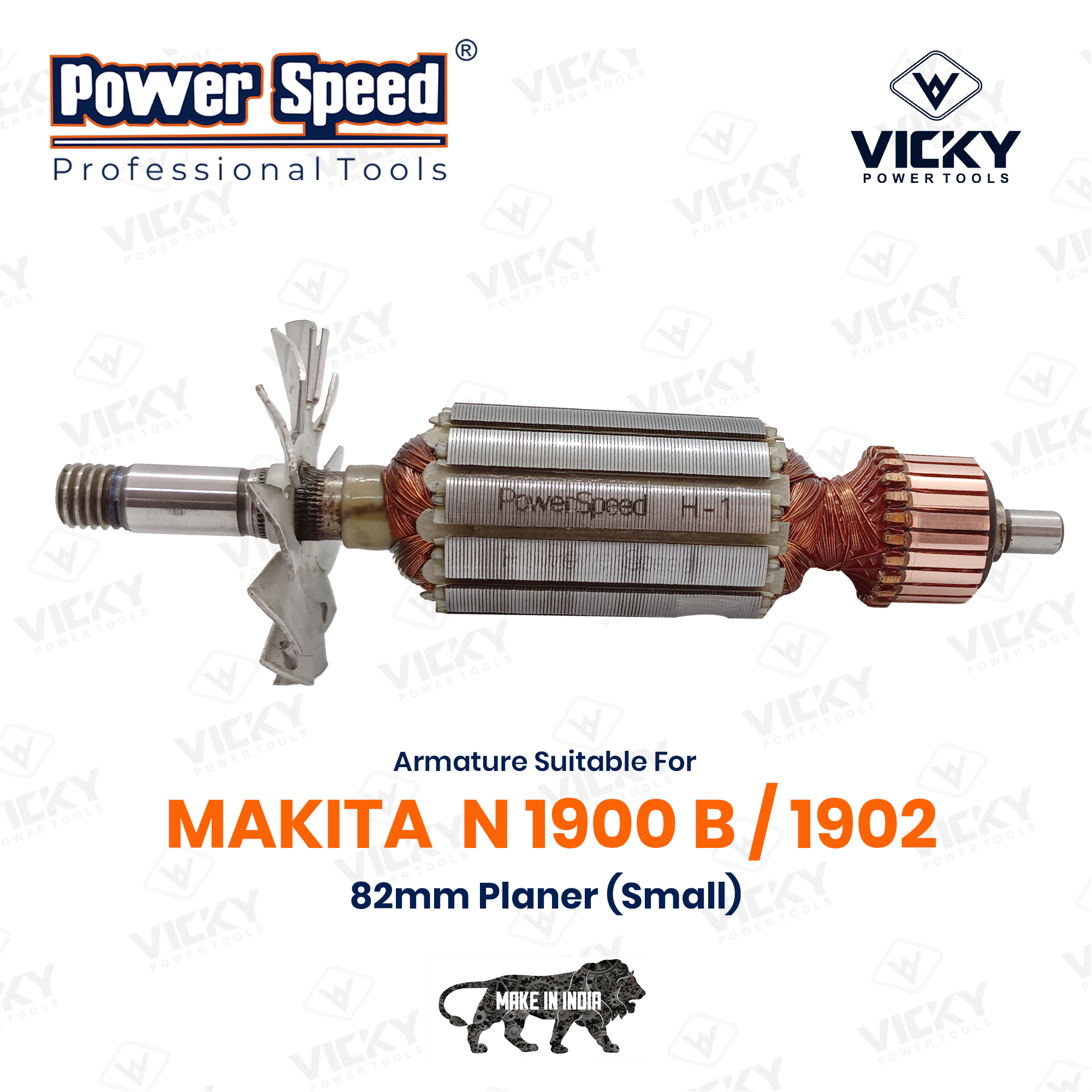 PowerSpeed Armature For N 1900 B/ 1902 Makita M/C