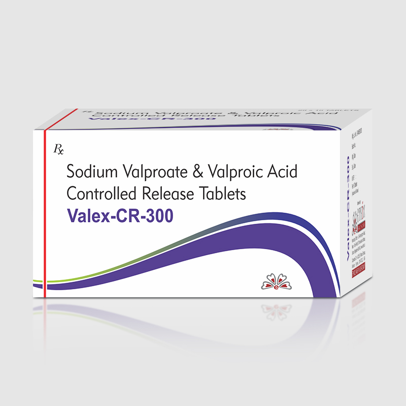 Valex-Cr-300 (Tablets Sodium Valproate 200 Mg, Valproic Acid 87 Mg)