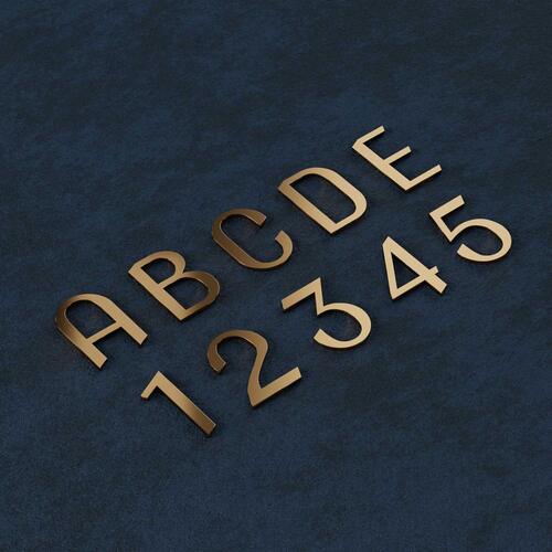 Brass Letter - Color: .