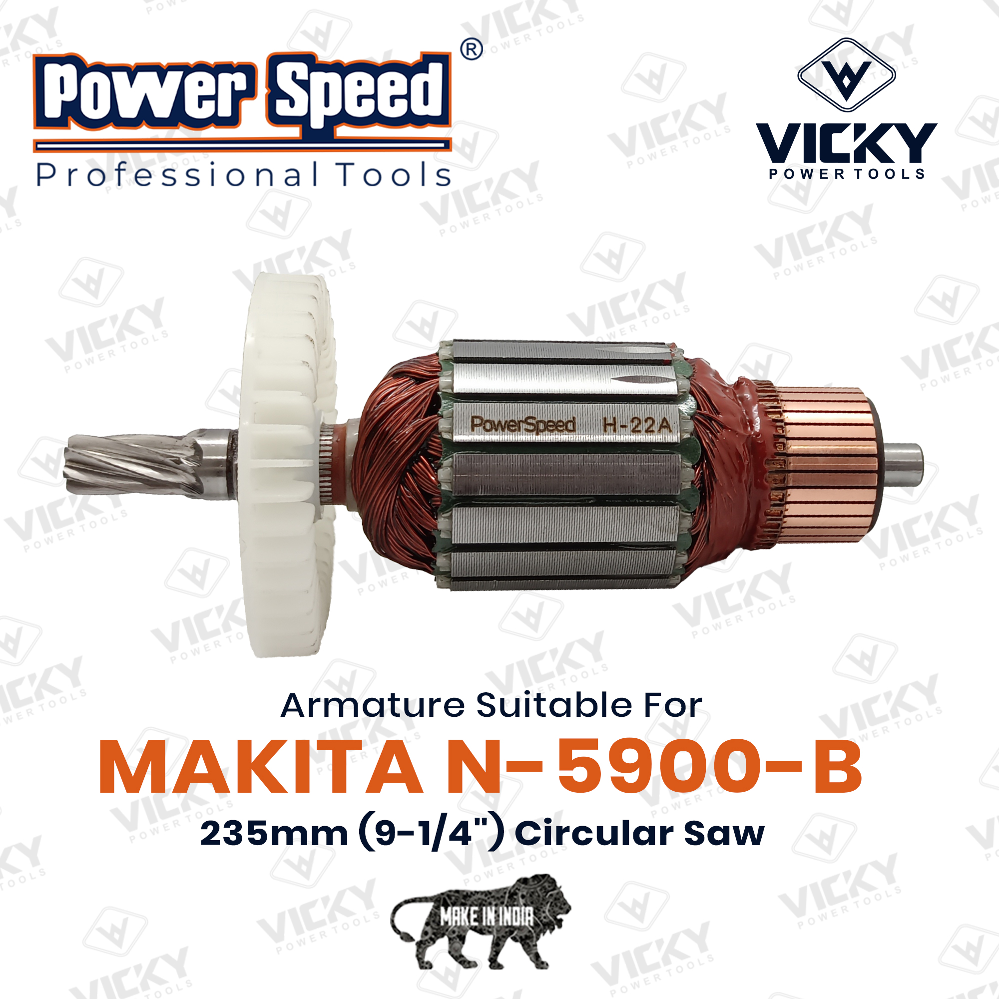 Makita N-5900-B Armature By PowerSpeed
