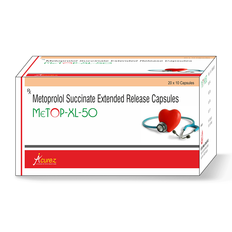 Metop-Xl-50 Metoprolol Succinate Extended Release Capsules