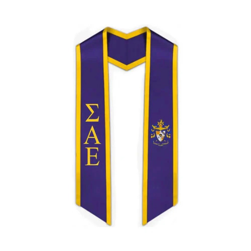 Polyester Embroidered Sashes - Badge Type: Button