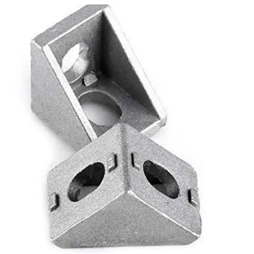 20X20 Aluminium Profile Corner Bracket - Color: Gray