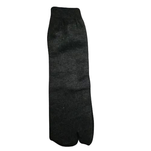 Black Cotton Lycra Toe Socks