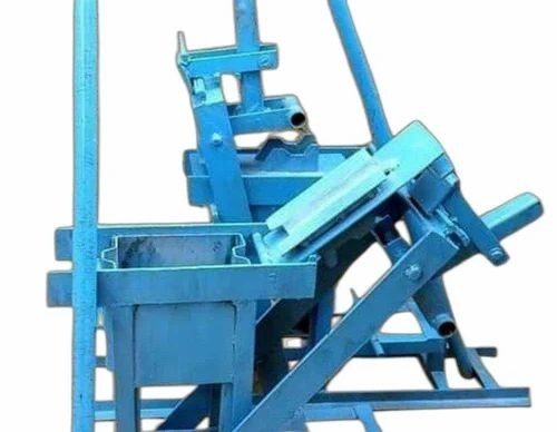 Blue Automatic Interlock Brick Making Machine