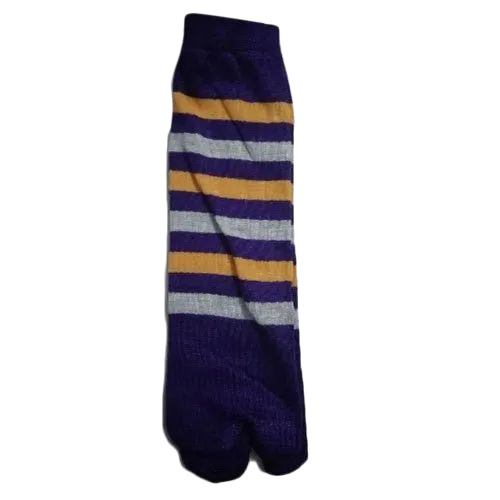 Cotton Lycra Striped Toe Socks