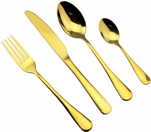 Cutlery Set - Color: Gold / Rose Gold
