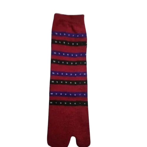 Designer Cotton Lycra Toe Socks
