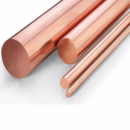 Glossy Copper Round Rod