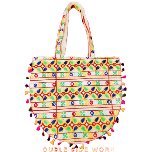Mirror Cotton Shoulder Bag