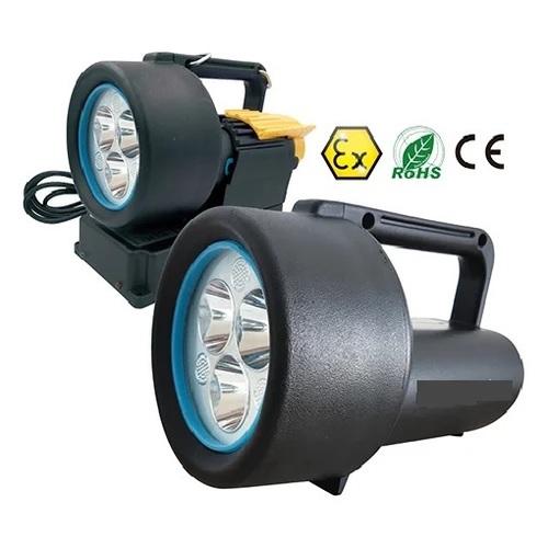 Rechargeable Atex Approval Safety Hand Lamp For Zones 1 2 21 and 22 Potentially Dust Atmospheres