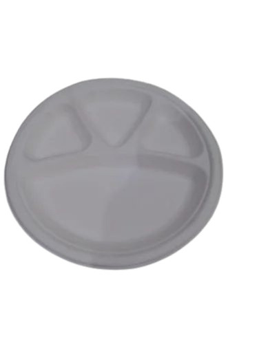 5 Inch Bagasse Compartment Round Plate