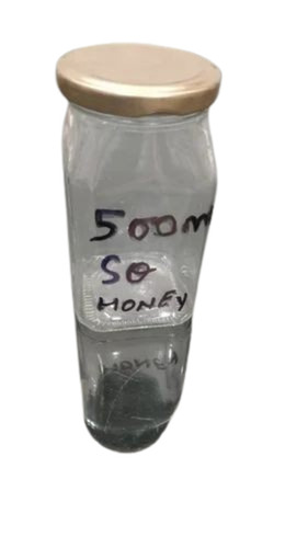 500ml Glass Square Honey Jar