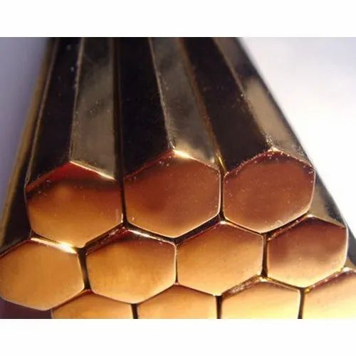 Copper Hexagonal Rod