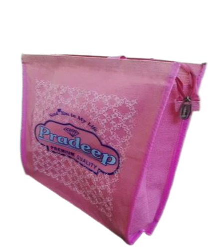 Pink Designer Jute Bags