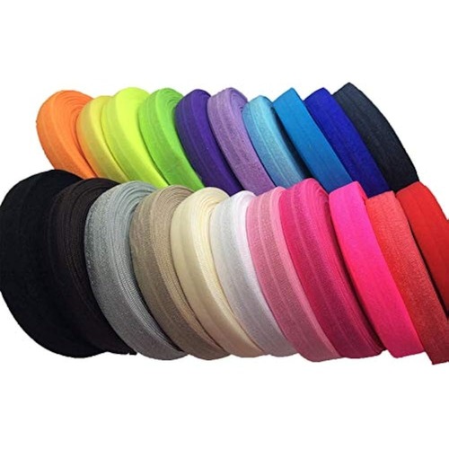 Fold-Over Elastic - Color: Black