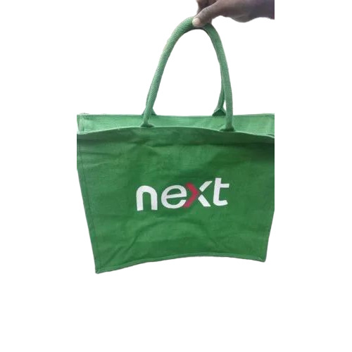 Green Printed Shopping Bag