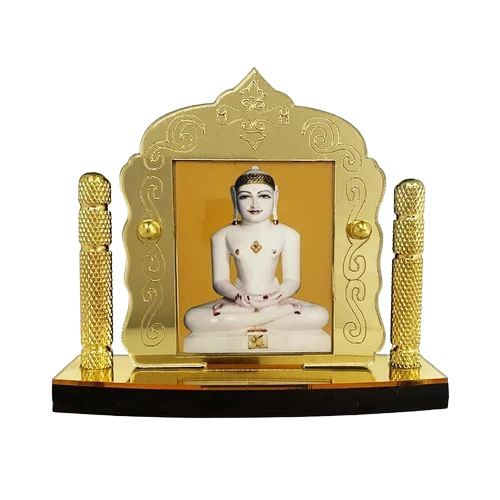 Jain Mahavir Idol Car Dashboard
