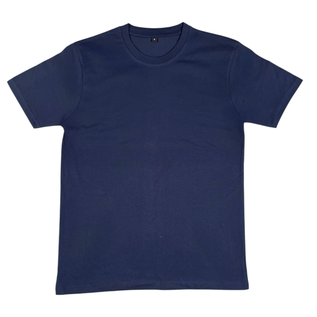 Mens Round Neck T-Shirt - Color: Black