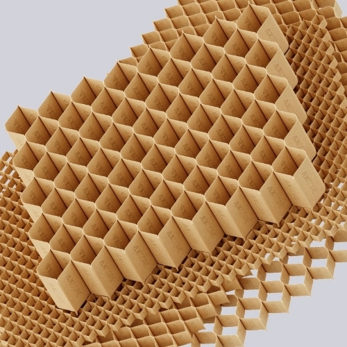 Yellow Color Honeycomb Sheet