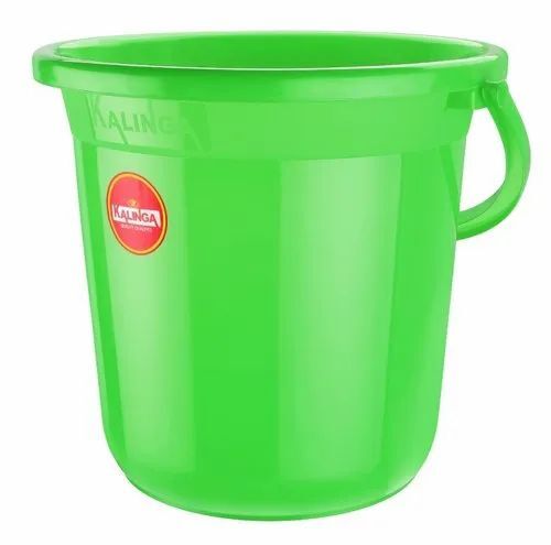 Green Color Plastic Bucket 