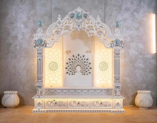 Premium White Marble Temple