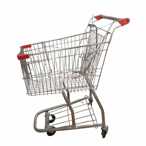 Stainless Steel Shopping Trolley