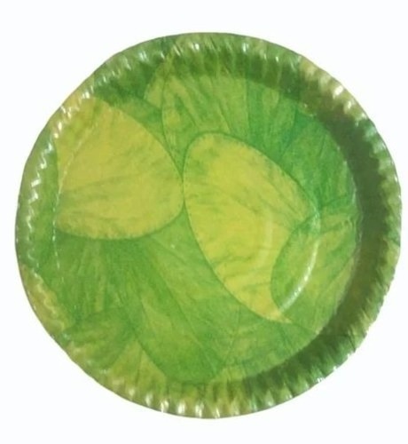 13inch Green Disposable Paper Buffet Thali
