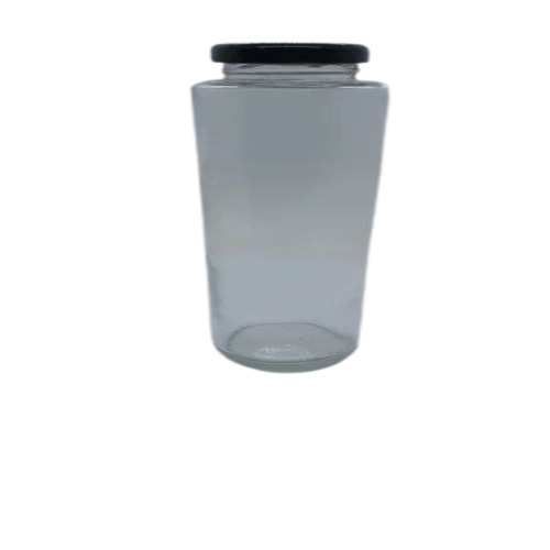 350 Ml Bamboo Glass Jar