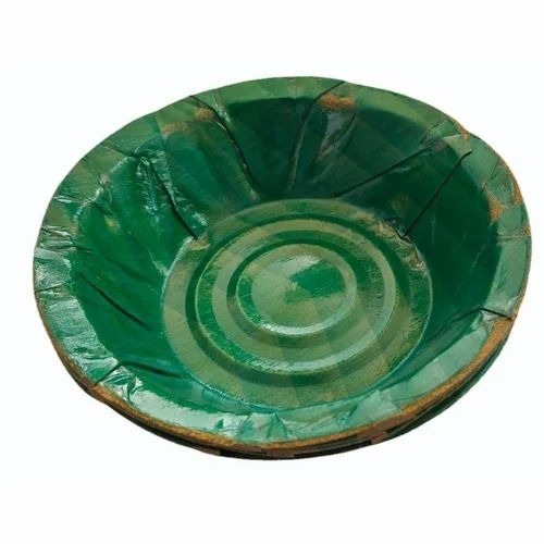 7inch Green Laminated Paper Dona