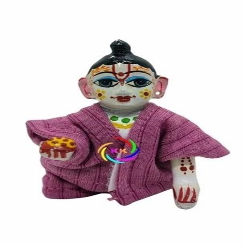 Maroon Laddu Gopal Winter Dress