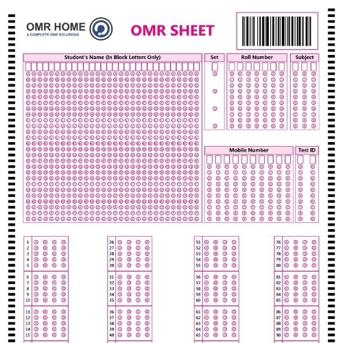 Omr Sheets