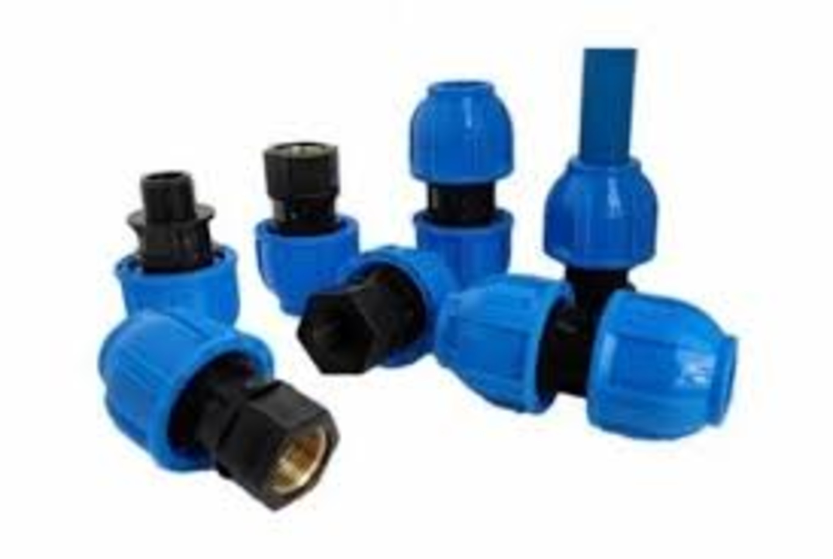 Plastic Compression Coupler Socket And Coupler Tee