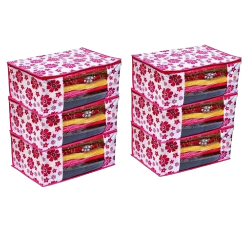 Zipper Saree Packaging Bags