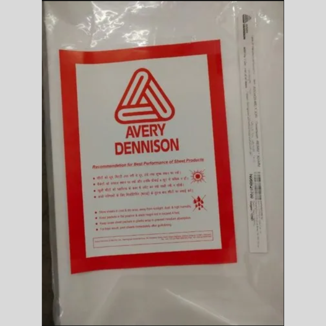 Avery Dennison Chromo Gumming Sheet 20x30