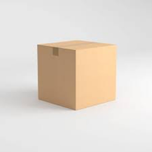 Brown Square Corrugated Box 