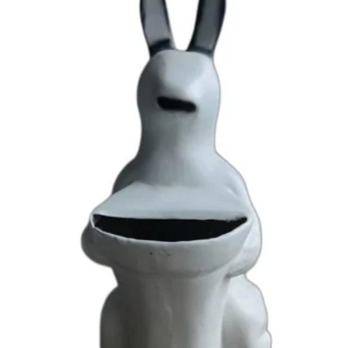 Frp Rabbit Dustbin 
