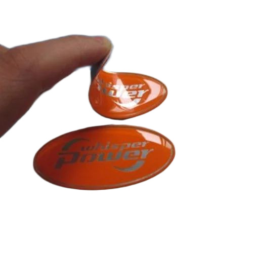Glossy Pu Dome Labels