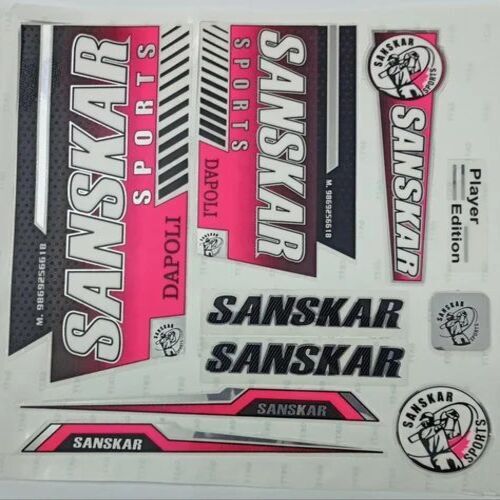 Pp 3d Cricket Bat Sticker