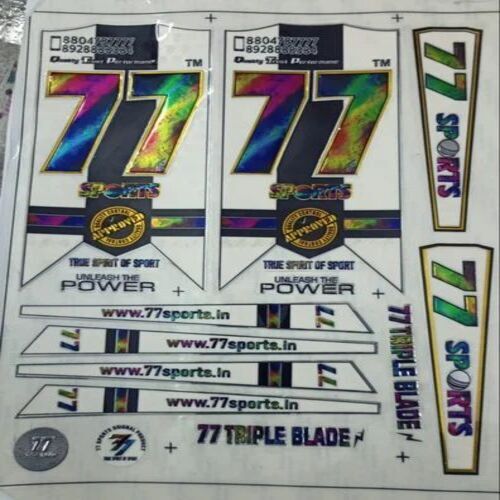 Pp Cricket Bat Sticker