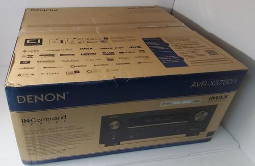 Denon AVR-X3700H 9.2-Channel AV Receiver With Wi-Fi IMAX Enhanced EUC